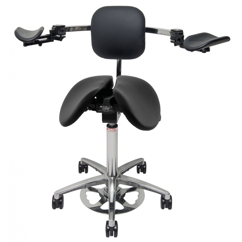 Salli Allround Multiadjuster chair + Ergorest &  back support + Top & Bottom