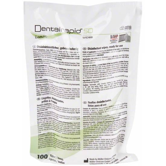 OMICRON - Dentalrapid SD wipes neutral