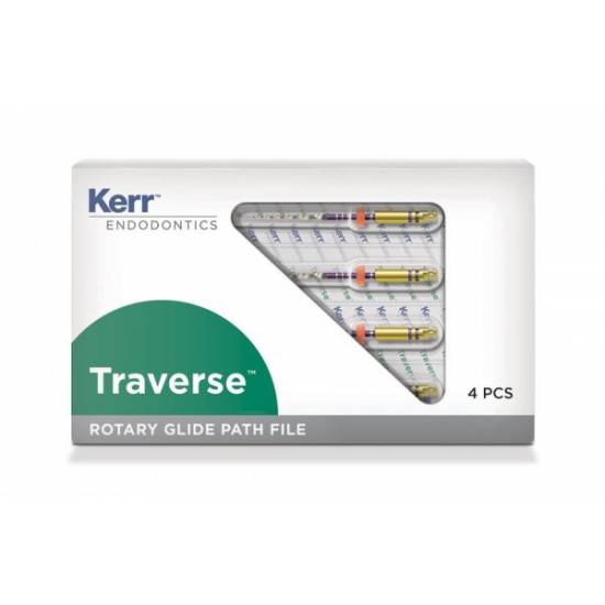 KerrHawe - Traverse Rotary glide path file row 