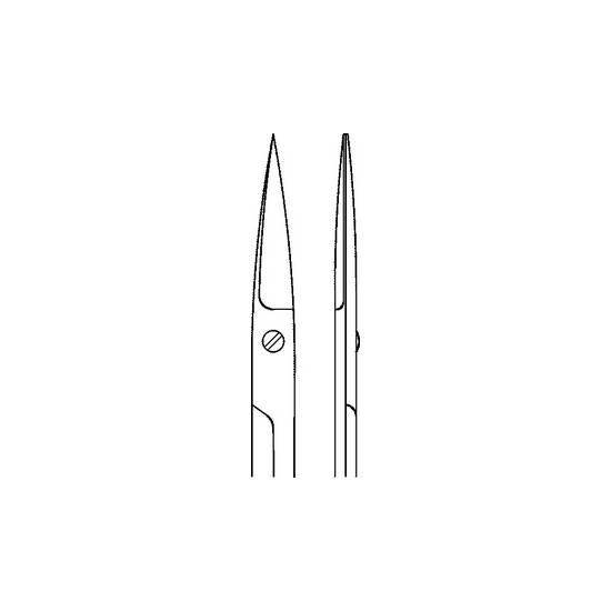 MEDIN - Nožniče na ďasno rovné 12 cm