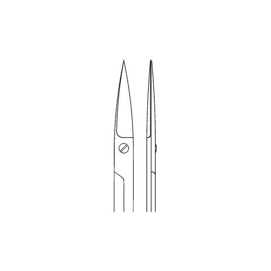 MEDIN - Nožničky na ďasná rovné 14,5 cm