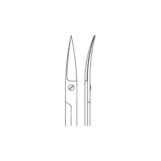 MEDIN - Nožnice na ďasno rovné 14,5 cm